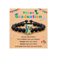 ORISPRE Graduation Gifts for Boys Kids Kindergarten Preschool Pre-k Dinosaur Bracelets Happy Graduation Primary Elementary Graduate for Son Grandson Nephew-K-A-Happy Graduation-18