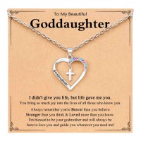 ORISPRE Goddaughter Gifts from Godmother Easter Communion Catholic Baptism Birthday Christmas Gifts for Girls- K-A-Heartneck-goddaug-05