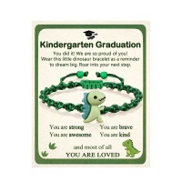 ORISPRE Kindergarten Graduation Decorations Gifts for Boys Kids Kinder Grad Graduation Bracelet Class of 2026 Congratulations Graduate Gift for Son Grandson-P-B-BoyDino-Kinder-02