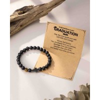 ORISPRE Christian Graduation Gifts for Him Best College High School Graduation Graduate Grad Bracelet Class of 2025 Son Men- P-B-Cross-AlwaysGrad-05