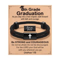 ORISPRE 8th Grade Graduation Decorations Gifts for Boys Middle School Graduation Bracelet 2026- P-B-Grad-Forever-8th-04
