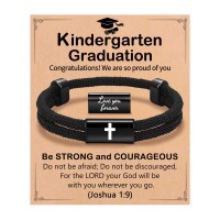 ORISPRE Kindergarten Graduation Decorations Gifts for Boys Kids Kinder Graduation Bracelet 2026-P-B-Grad-Forever-Kinder-02