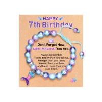 ORISPRE 7 Year Old Girl Birthday Gifts 7th Birthday Decorations-P-B-Mermaid-7th Birth-05