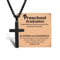 ORISPRE Pre K Preschool Graduation Gifts Decorations for Boys Kids Vpk PreK Graduation- P-N-BK-2nd20Cross-Prek-01